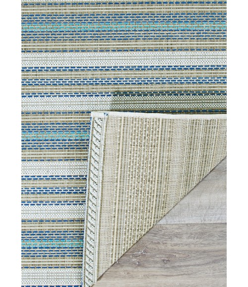 Couristan Monaco Marbella Long Runner Ivory/Sand/Azure Area Rug