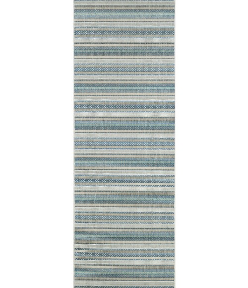 Couristan Monaco Marbella Extra Large Ivory/Sand/Azure Area Rug