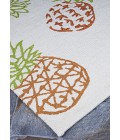 Couristan Covington Pineapples 9' Runner Sand Area Rug