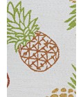 Couristan Covington Pineapples 9' Runner Sand Area Rug