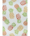 Couristan Covington Pineapples 9' Runner Sand Area Rug
