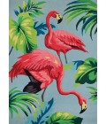 Covington Area Rug Couristan Covington Flamingos 5' x 8' Multi Area Rug