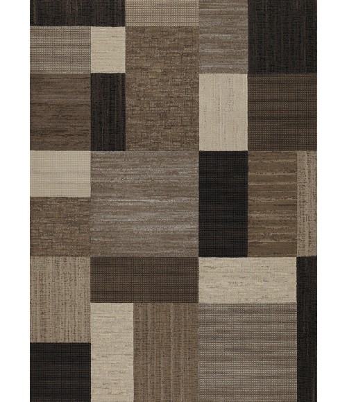 Couristan Everest Geometrics 8' Runner Brown/Multi Area Rug