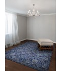 Easton Area Rug Couristan Easton Winslet 8' x 11' Navy/Sapphire Area Rug
