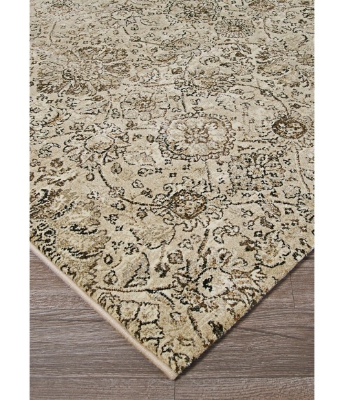 Couristan Easton Winslet 3' x 5' Beige/Black Area Rug