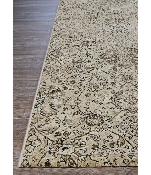 Couristan Easton Winslet 3' x 5' Beige/Black Area Rug