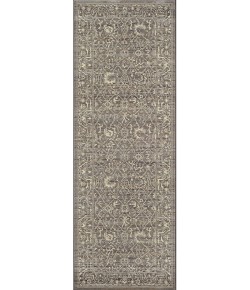 Couristan Everest Persian Arabq Charcoal/Ivory Area Rug 3 ft. 11 in. X 5 ft. 3 in. Rectangle
