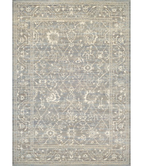 Couristan Everest Persian Arabesque 8' Runner Charcoal/Ivory Area Rug