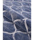 Couristan Easton Ogee 8' x 11' Dusk Blue Area Rug