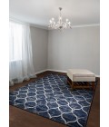 Couristan Easton Ogee 8' x 11' Dusk Blue Area Rug