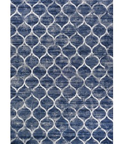 Couristan Easton Ogee Dusk Blue Area Rug 3 ft. 11 in. X 5 ft. 3 in. Rectangle