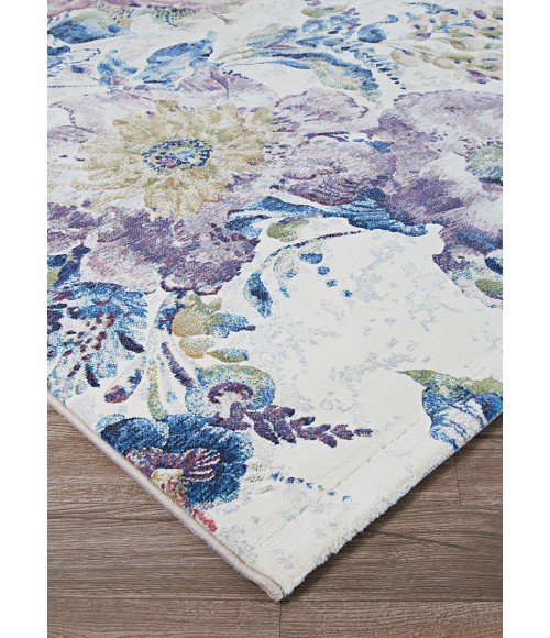 Couristan Easton Floral Chic 3' x 5' Bone/Multi Area Rug