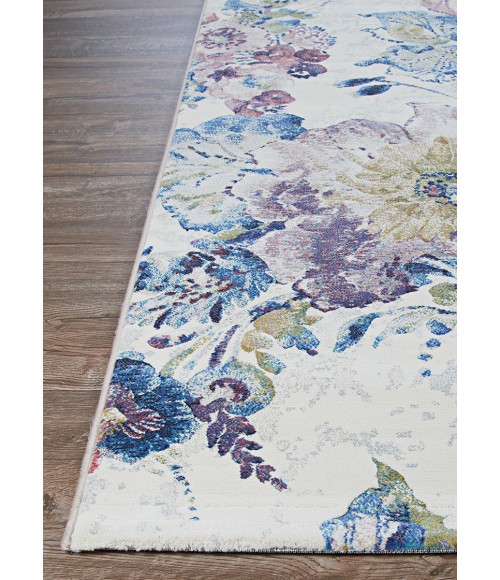 Couristan Easton Floral Chic 3' x 5' Bone/Multi Area Rug