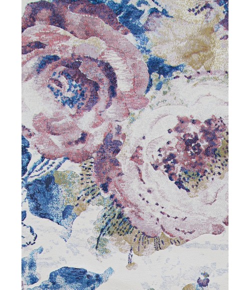 Easton Area Rug Couristan Easton Floral Chic 3' x 5' Bone/Multi Area Rug