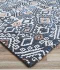 Couristan Everest Bohemia 8' x 11' Denim Ivory Area Rug