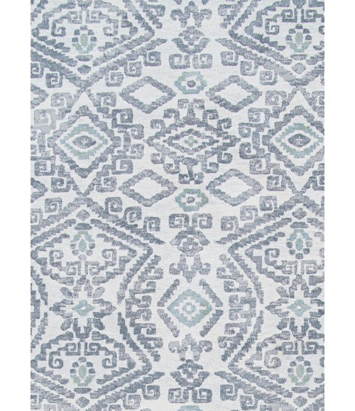 Couristan Everest Bohemia 8' Runner Greystone/Lime Area Rug