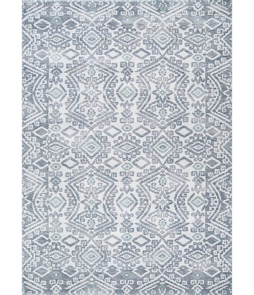 Couristan Everest Bohemia 8' Runner Greystone/Lime Area Rug