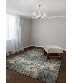 Couristan Easton Camilla Antq Cream/Grey Area Rug 9 ft. 2 in. X 12 ft. 5 in. Rectangle