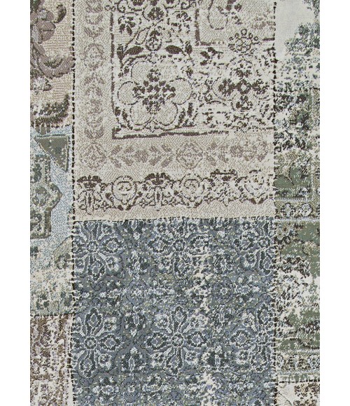Couristan Easton Camilla 3' x 5' Antique Cream/Grey Area Rug