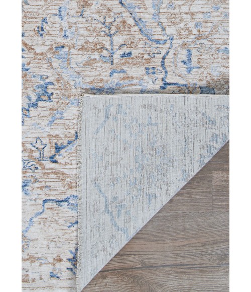 Couristan Couture  Ballerine 2' x 4' Burnished Gold/Denim Area Rug