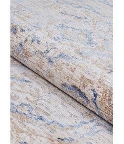 Couristan Couture Burnished Gold/Denim 6765/8700 2 ft. 7 in. X 12 ft. Rectangle Rug