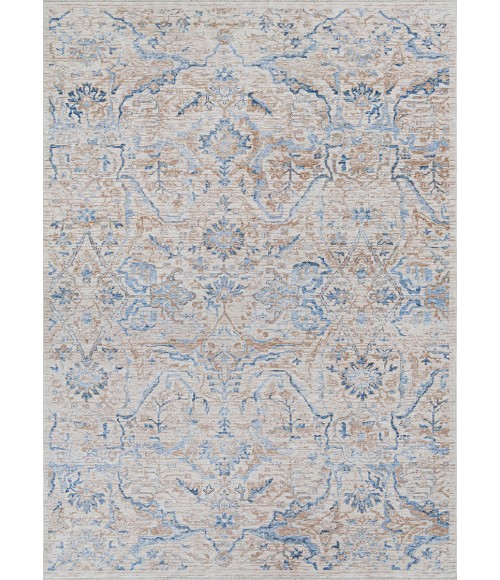 Couristan Couture  Ballerine Extra Large Burnished Gold/Denim Area Rug