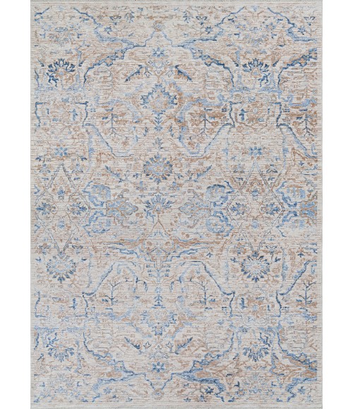 Couristan Couture  Ballerine 2' x 4' Burnished Gold/Denim Area Rug