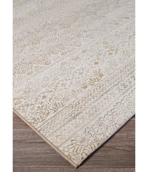 Couristan Easton Capella 5' x 8' Ivory/Light Grey Area Rug