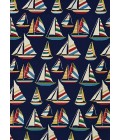 Couristan Outdoor Escape Yachting 5' x 8' Navy Area Rug