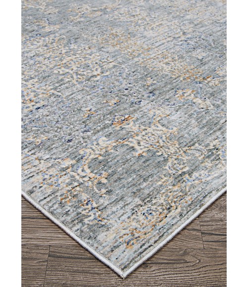 Couristan Couture Pewter/Mode Beige 6930/6695 2 ft. 7 in. X 12 ft. Rectangle Rug