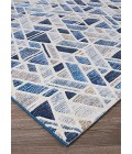 Easton Area Rug Couristan Easton City Bricks 8' Runner Graffiti Blue Area Rug