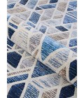 Easton Area Rug Couristan Easton City Bricks 8' Runner Graffiti Blue Area Rug