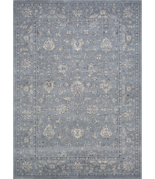 Couristan Sultan Treasures All Over Mashhad 5' x 8' Slate Blue Area Rug