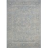 Couristan Sultan Treasures Floral Yazd Slate Blue Area Rug 5 ft. 3 in. X 7 ft. 6 in. Rectangle