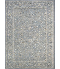 Couristan Sultan Treasures Floral Yazd Slate Blue Area Rug 3 ft. 11 in. X 5 ft. 3 in. Rectangle