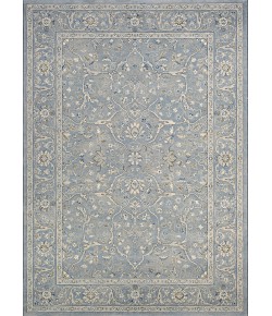 Couristan Sultan Treasures Floral Yazd Slate Blue Area Rug 5 ft. 3 in. X 7 ft. 6 in. Rectangle