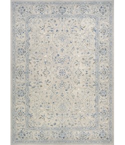 Couristan Sultan Treasures Floral Yazd Grey Area Rug 6 ft. 6 in. X 9 ft. 6 in. Rectangle