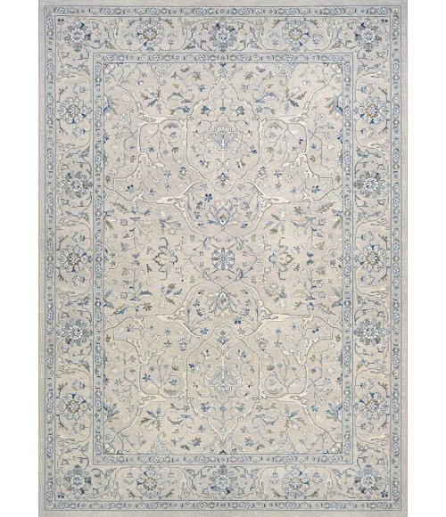 Sultan Treasures Area Rug Couristan Sultan Treasures Floral Yazd 8' Runner Grey Area Rug