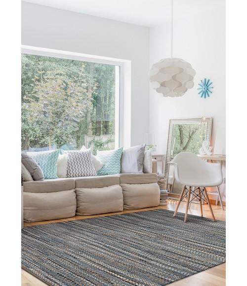Nature'S Elements Area Rug Couristan Nature'S Elements Skyview 4' x 6' Denim Area Rug