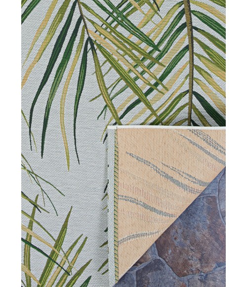 Couristan Dolce  Bamboo Forest 5' x 8' Frost Area Rug