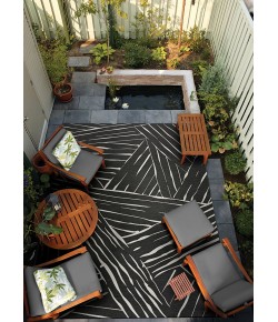 Couristan Dolce Charcoal 7515/2102 8 ft. 1 in. X 11 ft. 2 in. Rectangle Rug