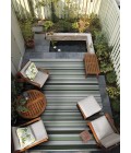 Couristan Dolce Grass 7518/3303 8 ft. 1 in. X 11 ft. 2 in. Rectangle Rug