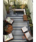 Couristan Dolce Nautical 7518/5505 4 ft. X 5 ft. 10 in. Rectangle Rug