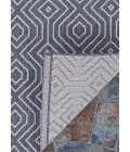 Afuera Area Rug Couristan Afuera Actinide 6' x 9' Alloy Area Rug