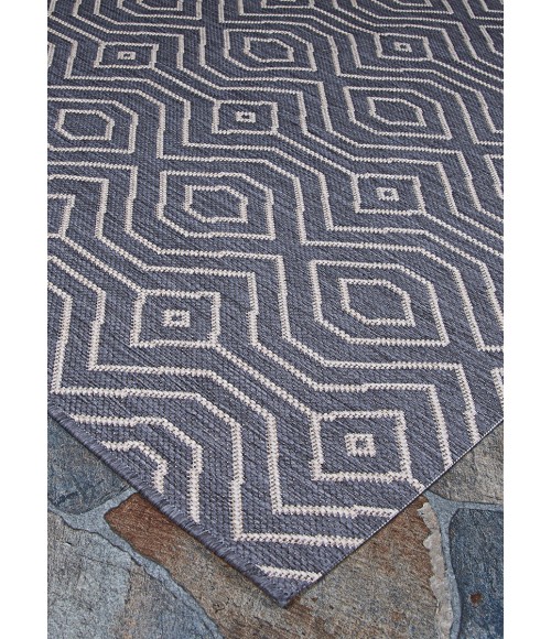 Afuera Area Rug Couristan Afuera Actinide 6' x 9' Alloy Area Rug