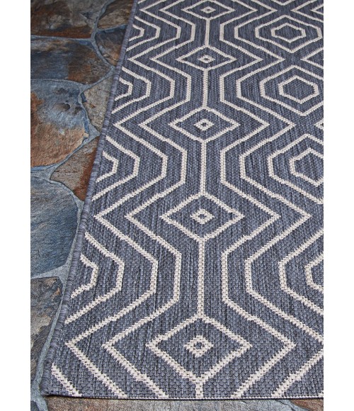 Couristan Afuera Actinide 4' x 6'  Alloy Area Rug