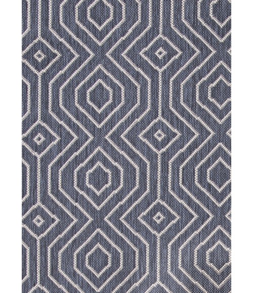 Afuera Area Rug Couristan Afuera Actinide 6' x 9' Alloy Area Rug
