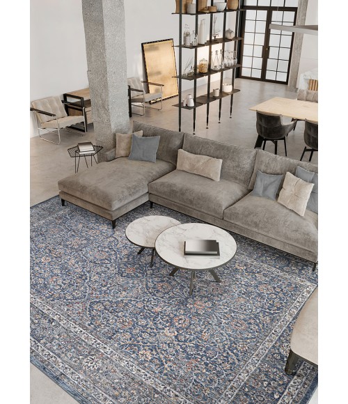 Couristan Savoy Denim Rug 7752/3030 5 ft. 3 in. X 7 ft. 2 in. Rectangle - Rugs Town Couristan Savoy Denim 7752/3030 5 ft. 3 in. X 7 ft. 2 in. Rectangle Rug