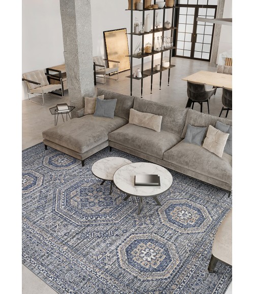 Couristan Savoy Denim 7753/3030 5 ft. 3 in. X 7 ft. 2 in. Rectangle Rug