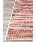 Couristan Monaco Alassio 8' Runner Sand/Maroon/Salmon Area Rug